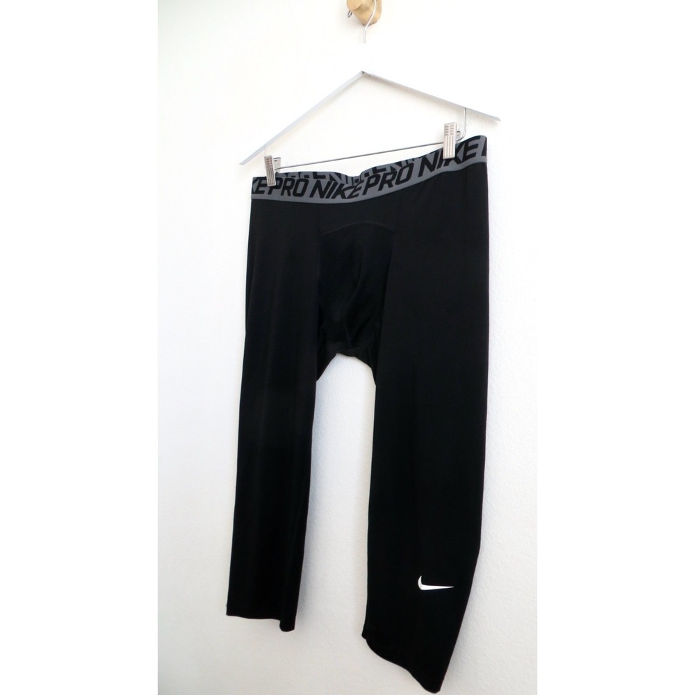 Nike Pro Dri-FIT Compression Training Pants Black Men's SZ XXL - Picture 3 of 5